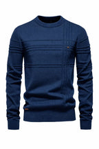 Striped Cotton Crewneck Sweater