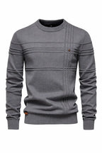 Striped Cotton Crewneck Sweater