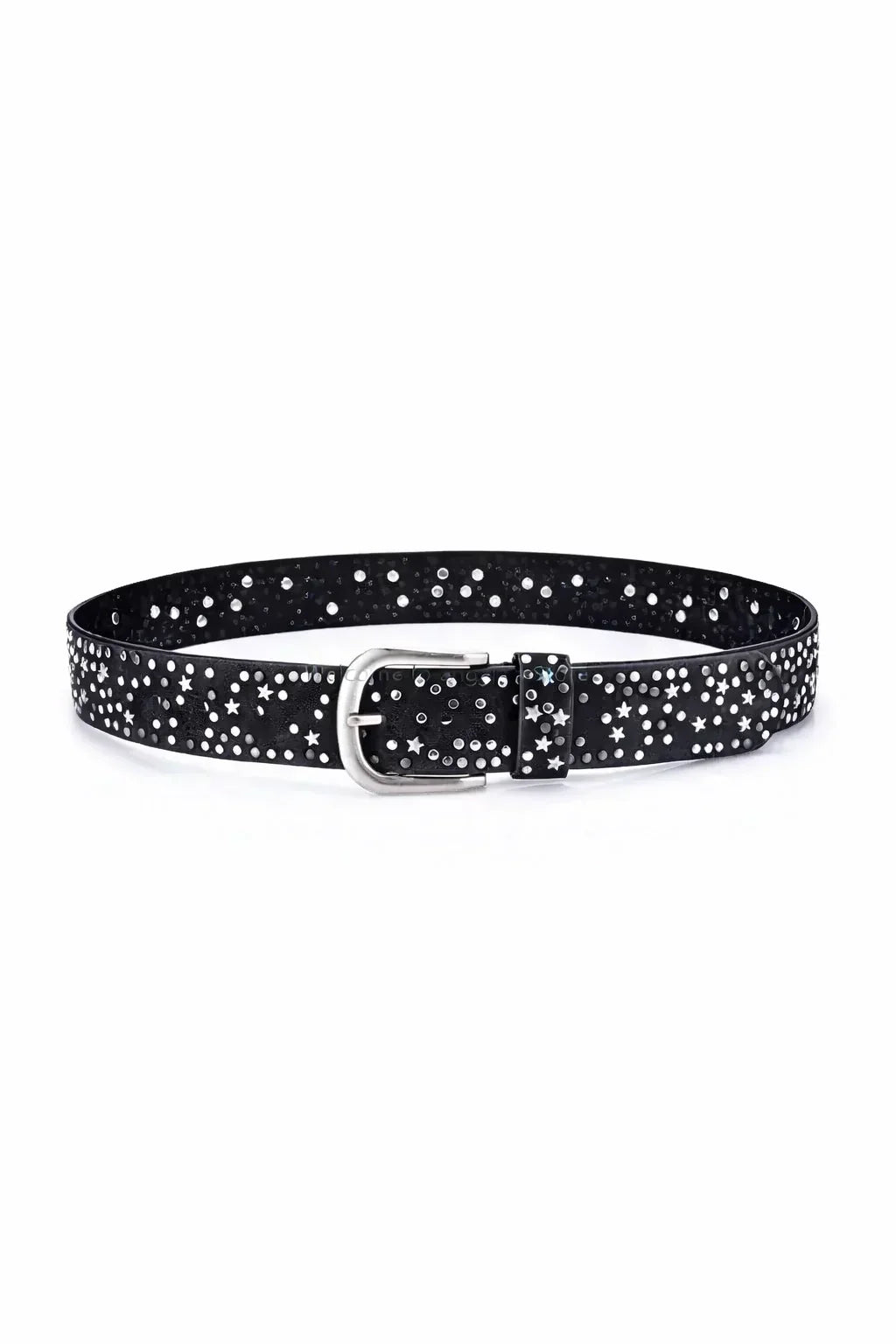 Vintage Star Rivet Leather Belt