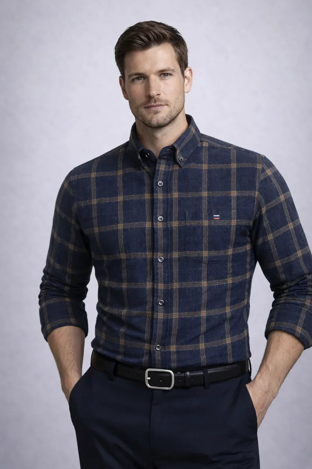 Plaid Cotton Shirt