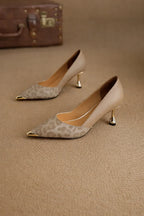 Leopard Luxe Heel Pumps