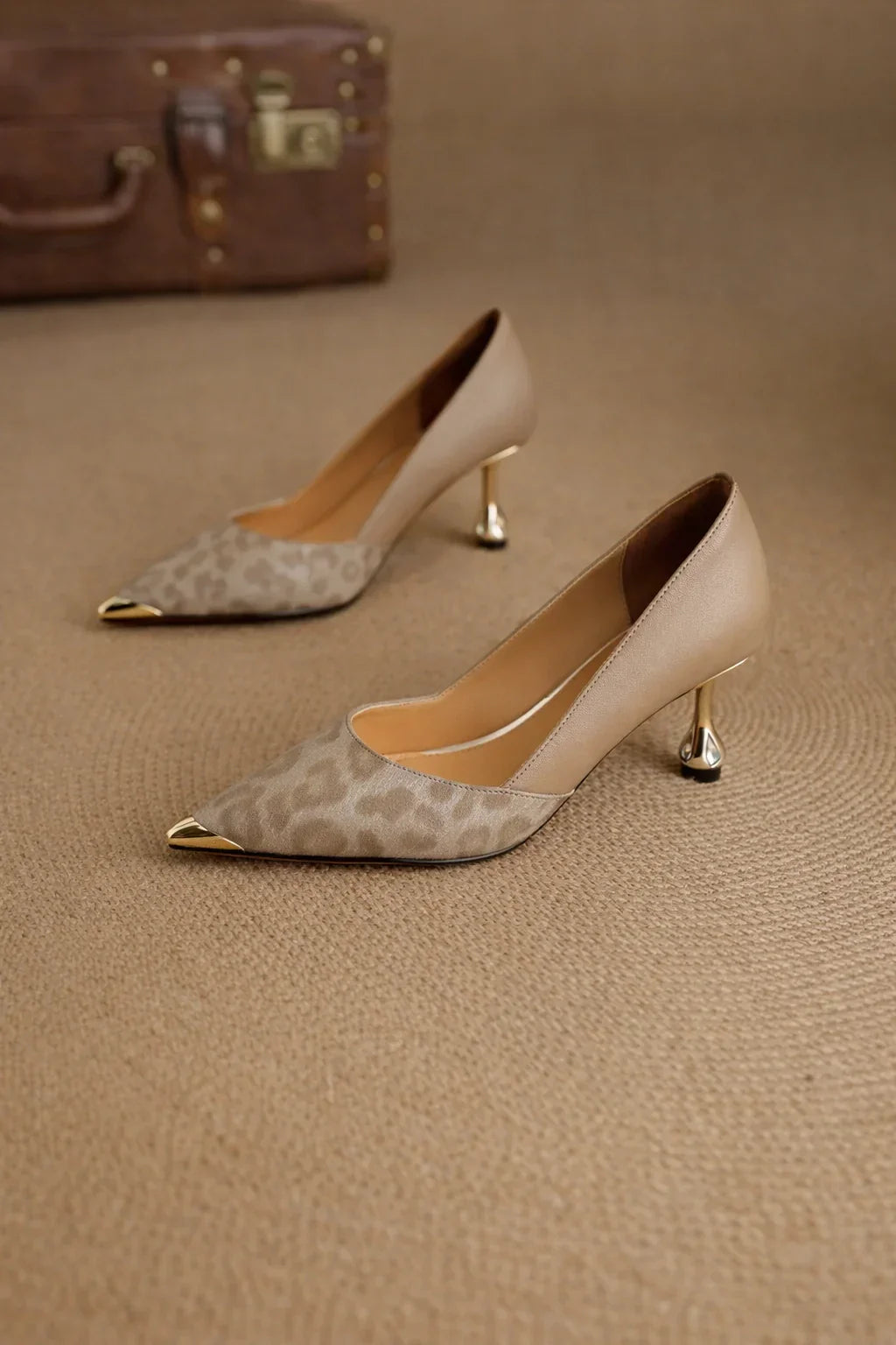 Leopard Luxe Heel Pumps