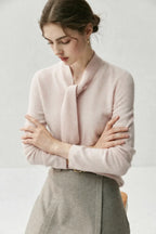 Ribbon Cashmere Sweater