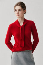 Ribbon Cashmere Sweater