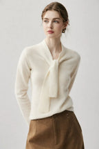 Ribbon Cashmere Sweater