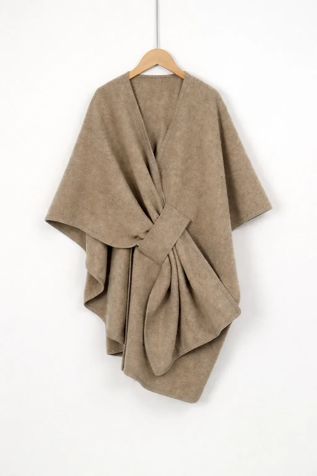 Elegant Knit Shawl Cape