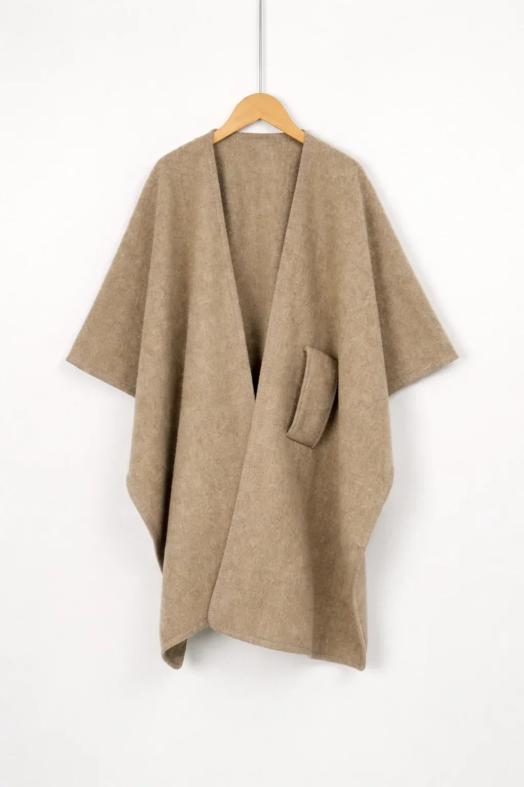 Elegant Knit Shawl Cape