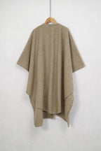 Elegant Knit Shawl Cape