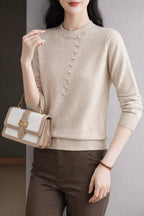Classic Stand Collar Knit