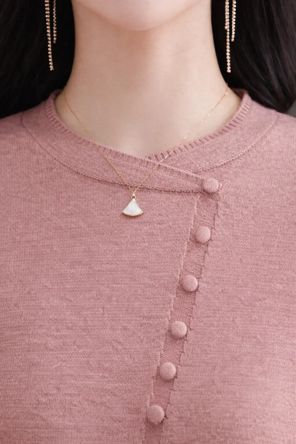 Classic Stand Collar Knit