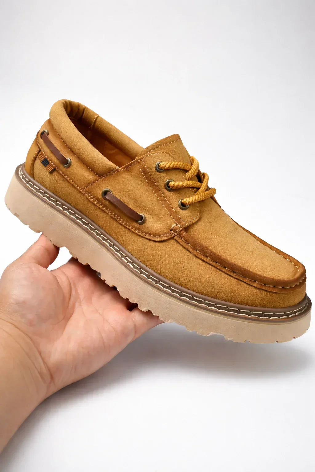 Refined Leather Moccasins