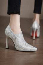 Celestia Crystal Pointed Pumps