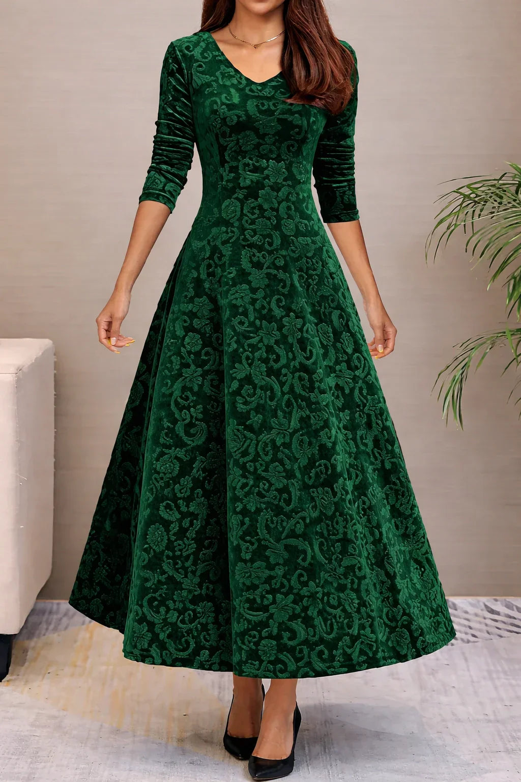 Veloura Velvet Maxi Dress