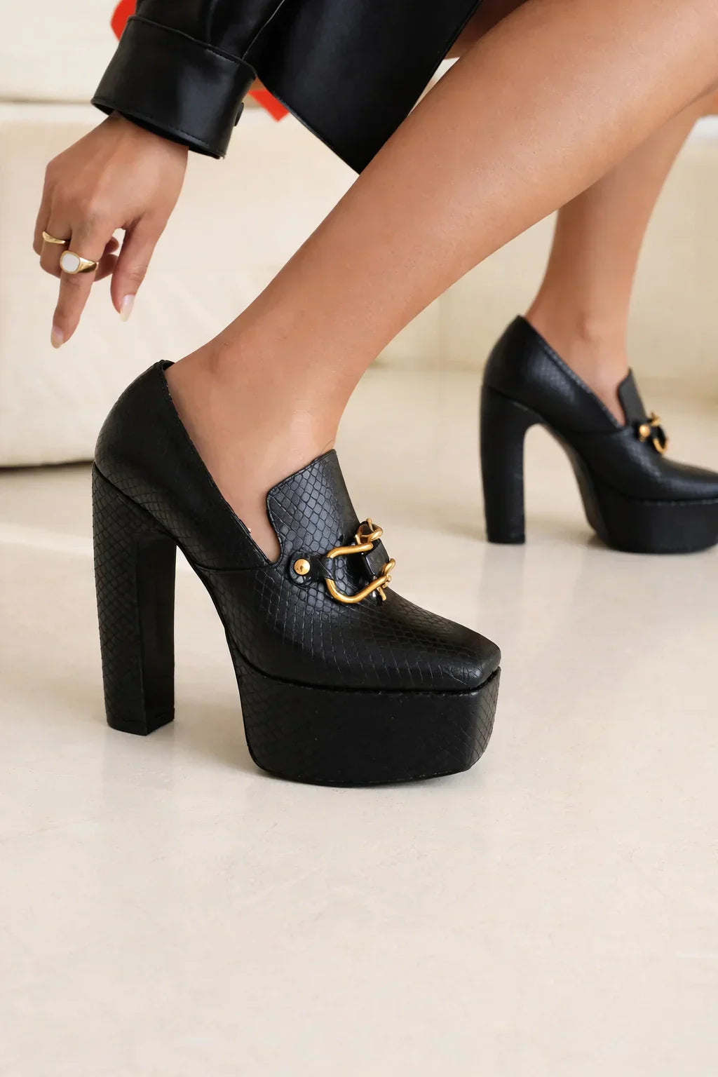 Valeria Sculptural Heels