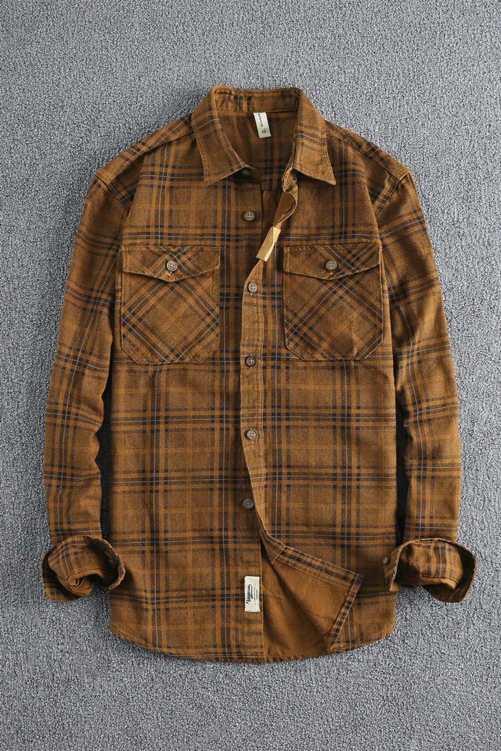 Hudson Washed Plaid Overshirt