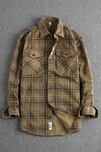 Hudson Washed Plaid Overshirt