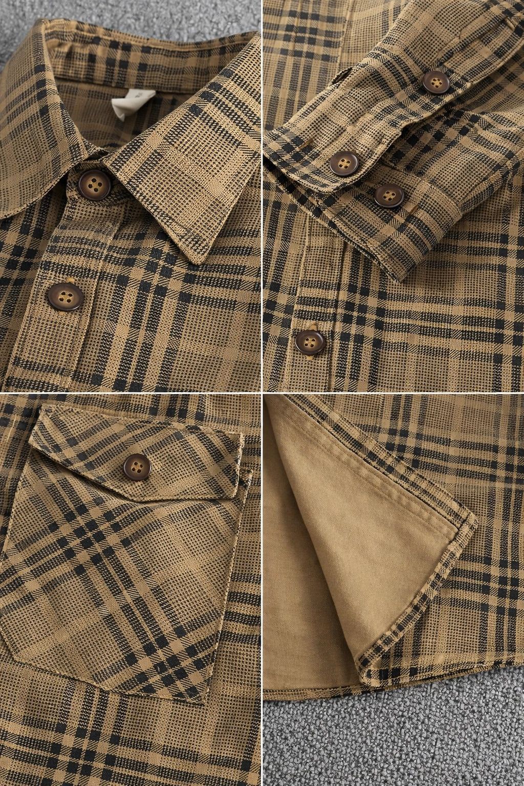 Hudson Washed Plaid Overshirt