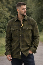 Hudson Washed Plaid Overshirt