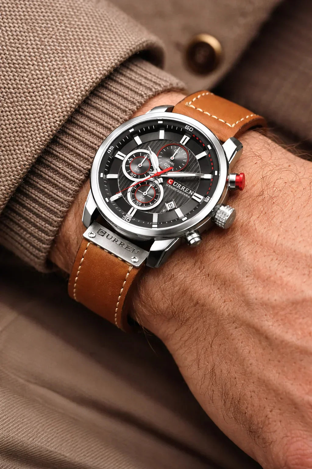 Regal Chrono Leather Watch