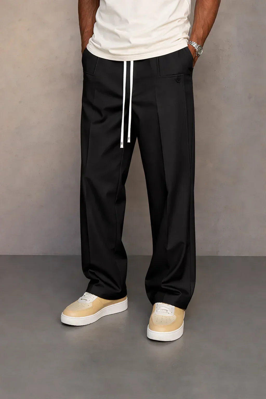 UrbanEase Straight Trousers
