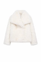 Cropped Faux Fur Jacket