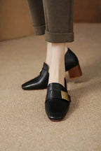 Thick Heel Mary Jean Shoes