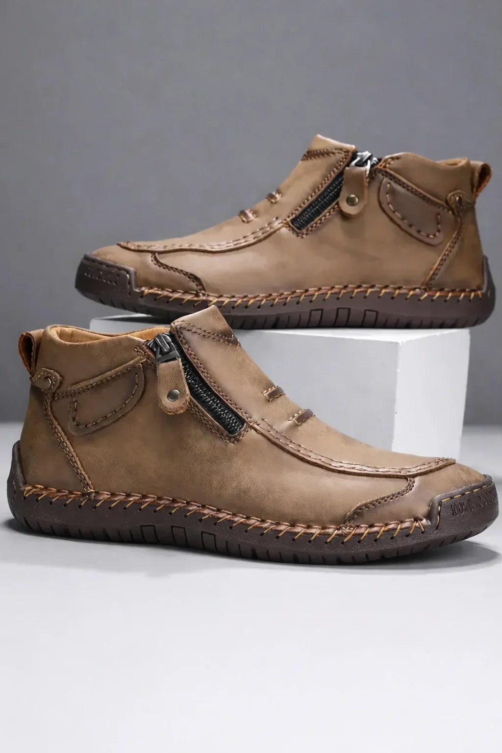 Handmade Leather Ankle Boots