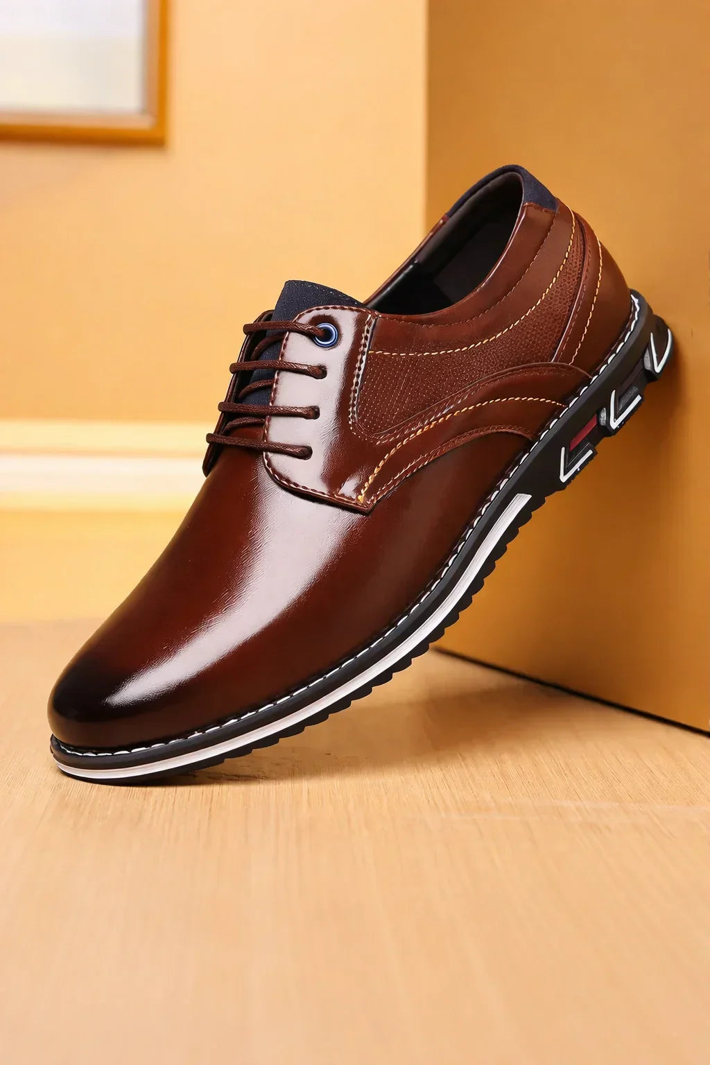PU Leather Casual Shoes