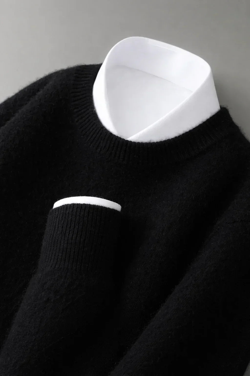 Merino Crest Wool Pullover