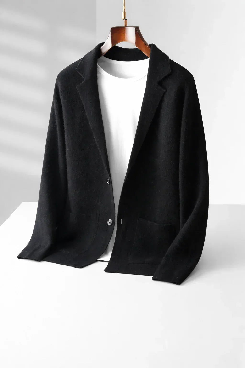 Merino Wool Button Cardigan