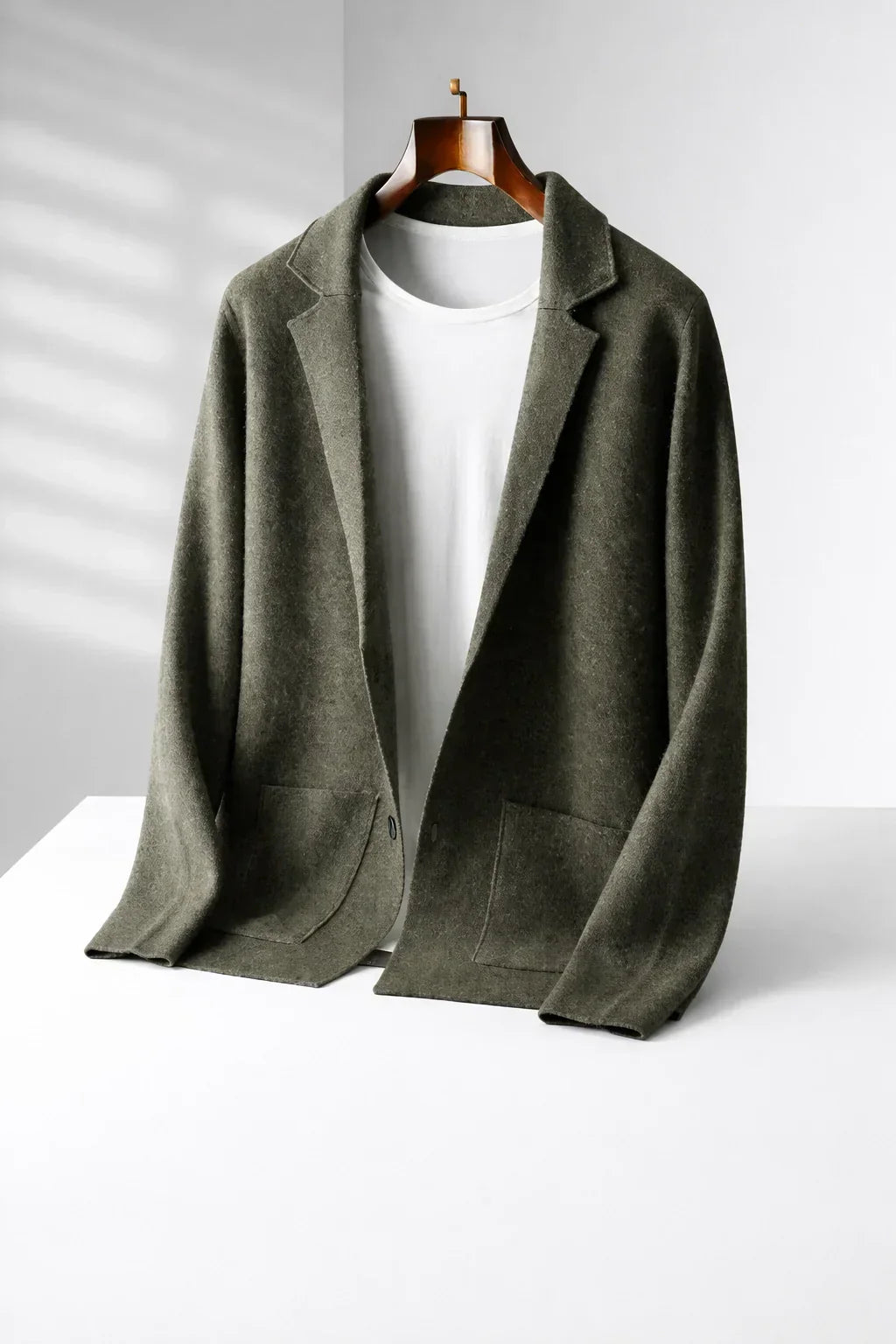 Merino Wool Button Cardigan