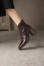 Square Head V Notch Heels