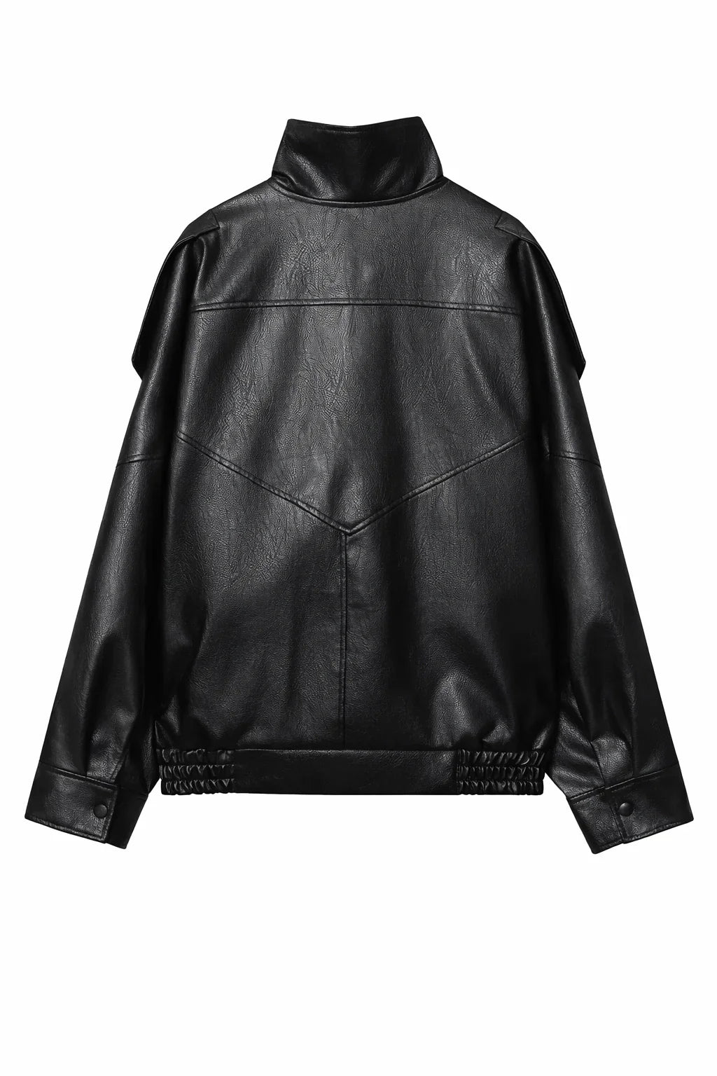 Faux Leather Moto Jacket