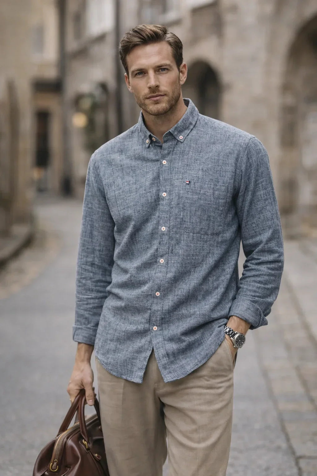 Bristol Cotton Tailored Shirt