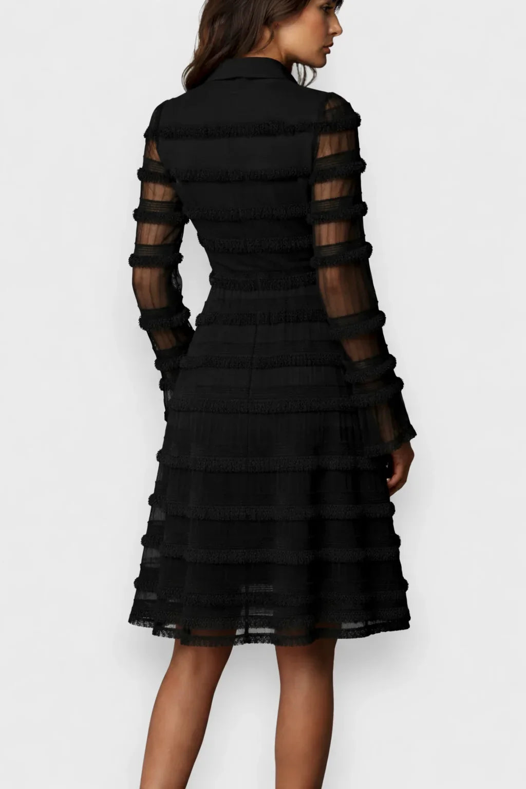 Velisse Mesh Ruched Dress