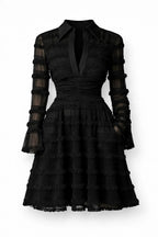 Velisse Mesh Ruched Dress