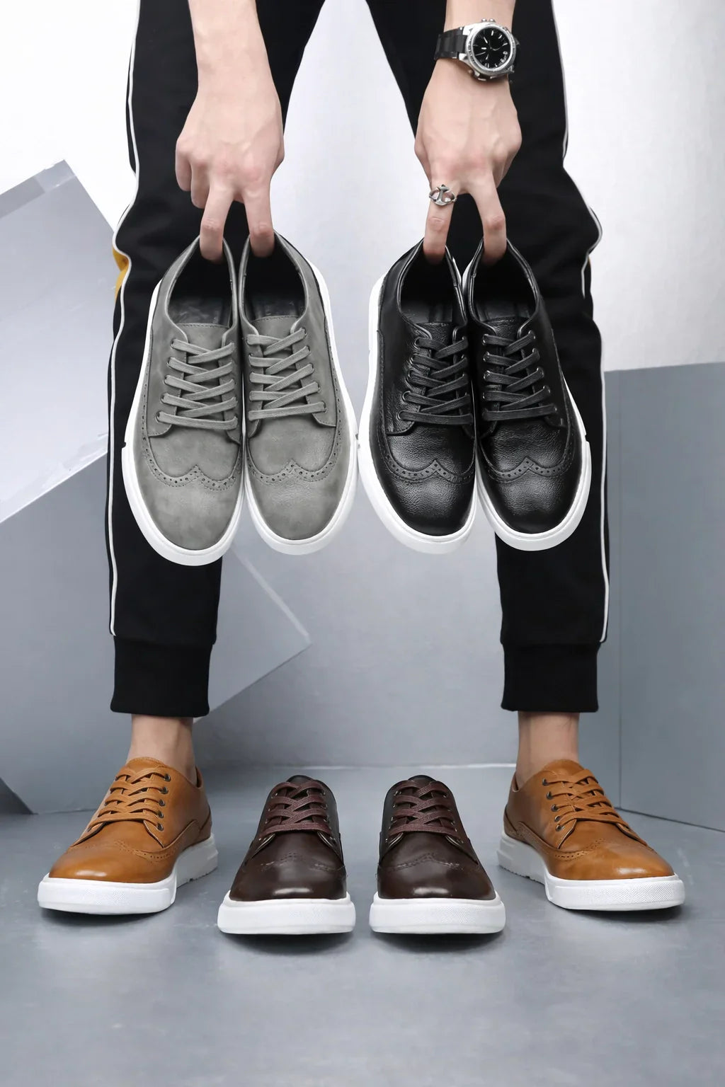 Harrington Brogue Sneakers