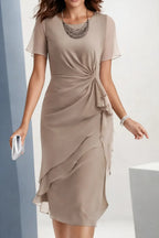 Aurielle Chiffon Elegant Dress