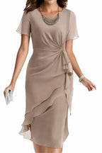 Aurielle Chiffon Elegant Dress