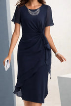 Aurielle Chiffon Elegant Dress