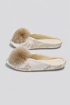 Veloura Delicate Satin Slippers