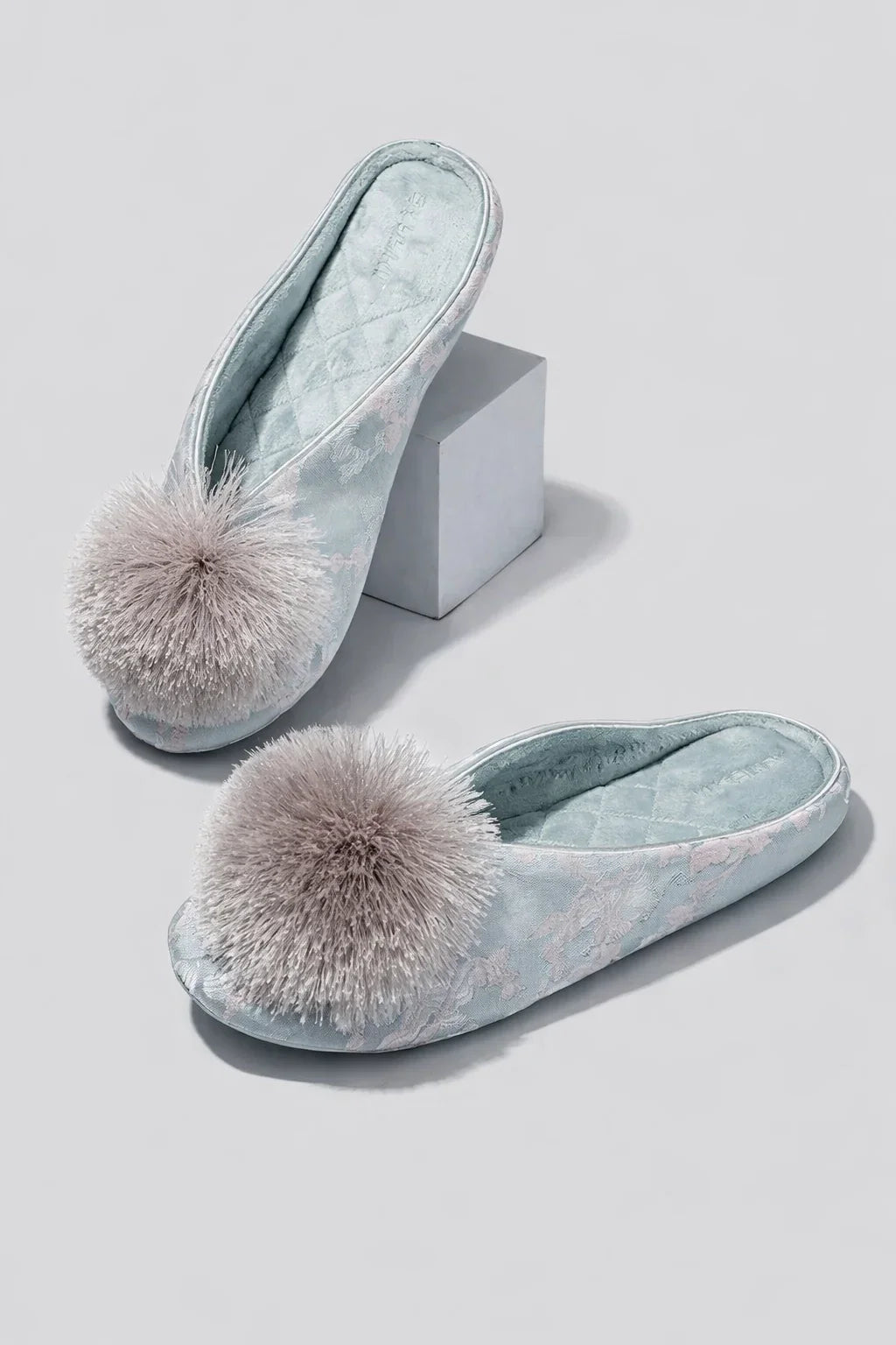 Veloura Delicate Satin Slippers