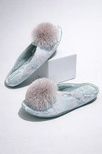 Veloura Delicate Satin Slippers