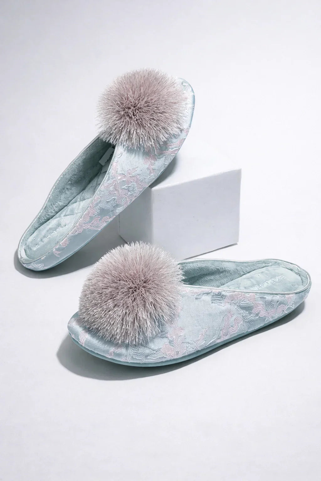 Veloura Delicate Satin Slippers
