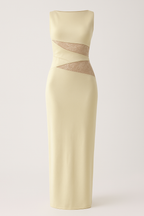 Lace Patchwork Backless Bodycon Dress