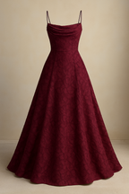Backless Lace Up Maxi