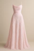 Backless Lace Up Maxi