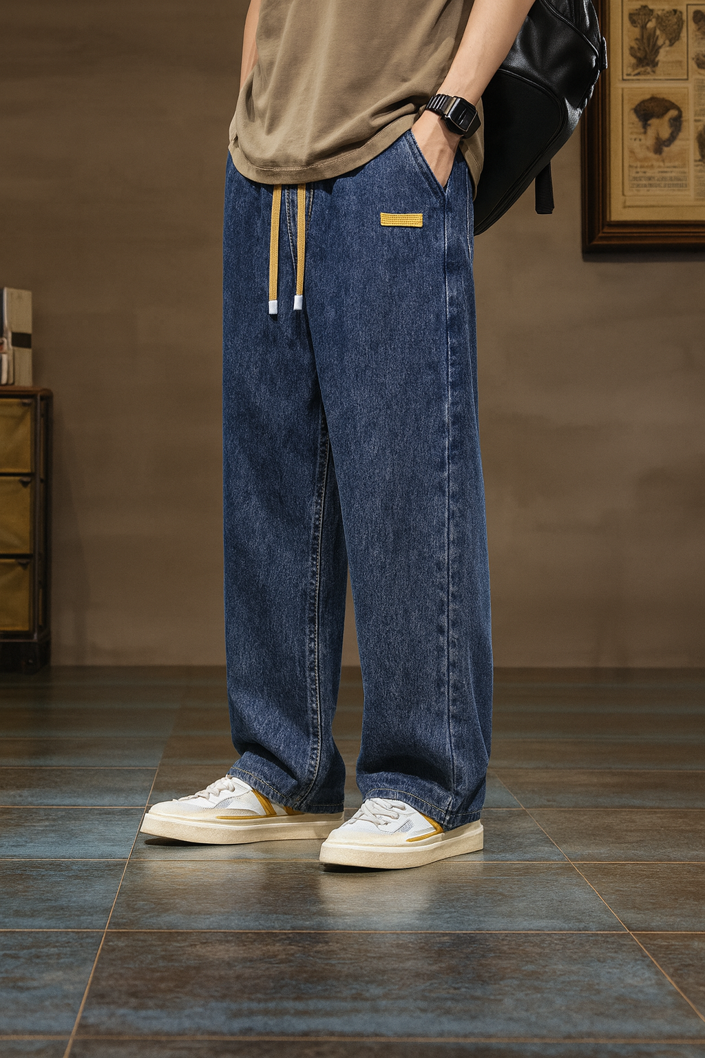 Leg Wide Fit Jeans
