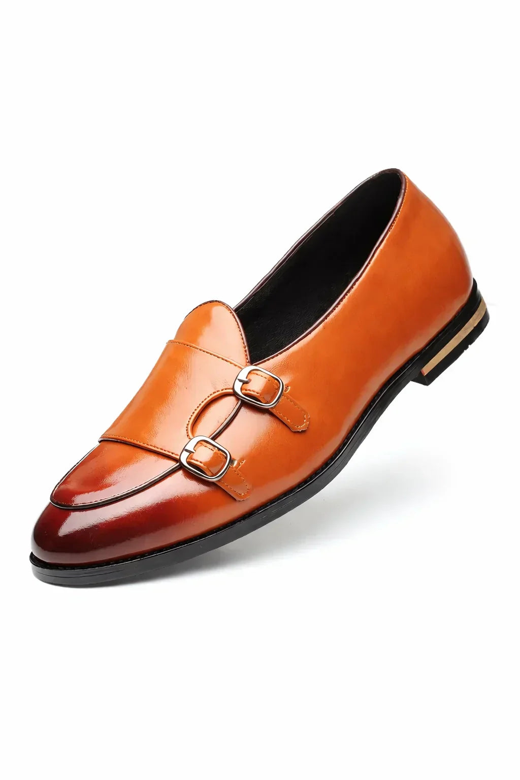 Double Monk Loafer Shoes