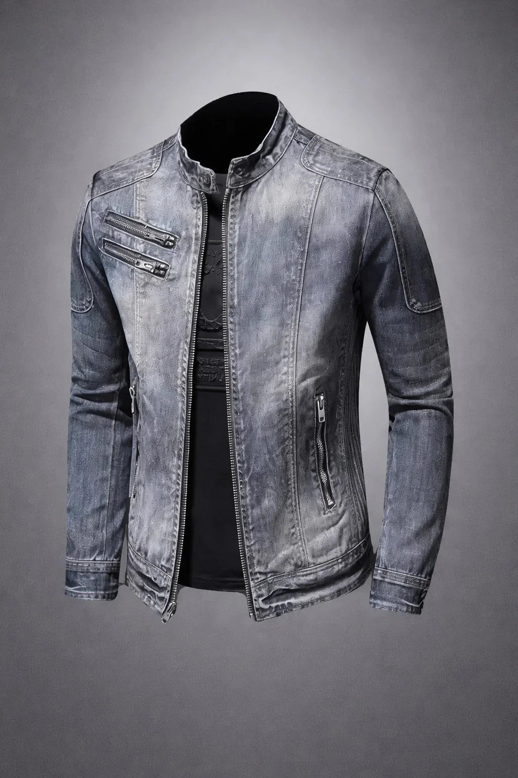 Ryder Denim Moto Jacket